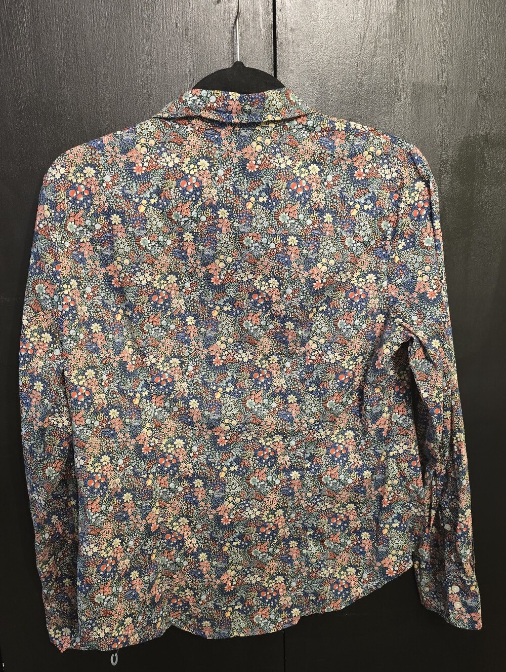 J. Crew Made With Liberty Fabric Floral Button-Down Shirt - Size 12 - Picture 3 of 5